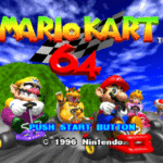 Mario Kart animated start screen